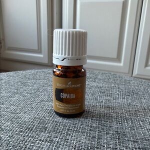 Young Living 5ml Copaiba Essential Oil - Amber and White Bottle